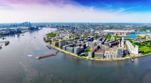 Royal wharf e16 birds eye view