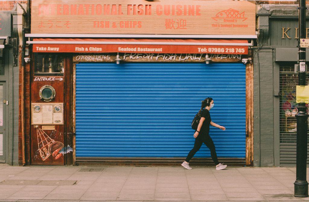 Old shop front on Ealing