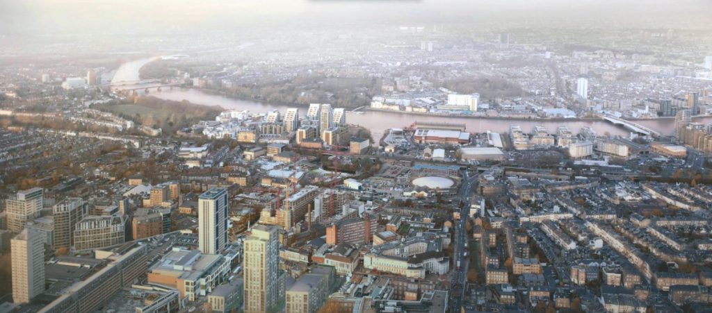 view of Wandsworth from above