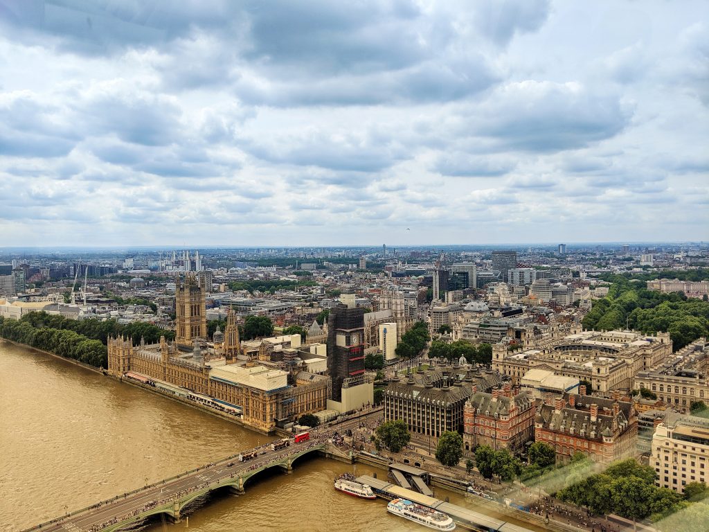 Westminster birds eye view