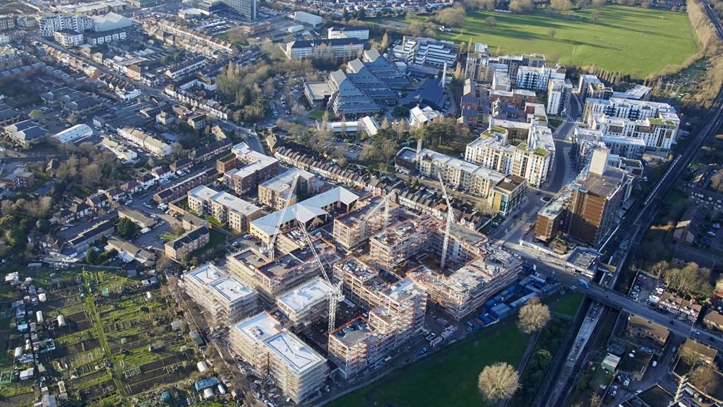 Colindale from above