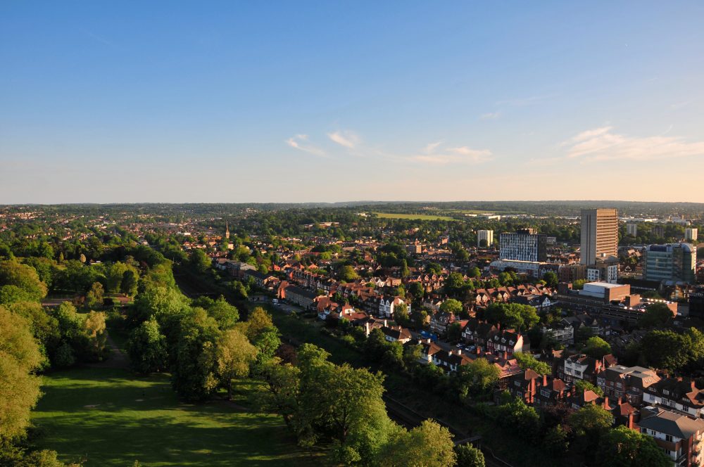 Croydon from above