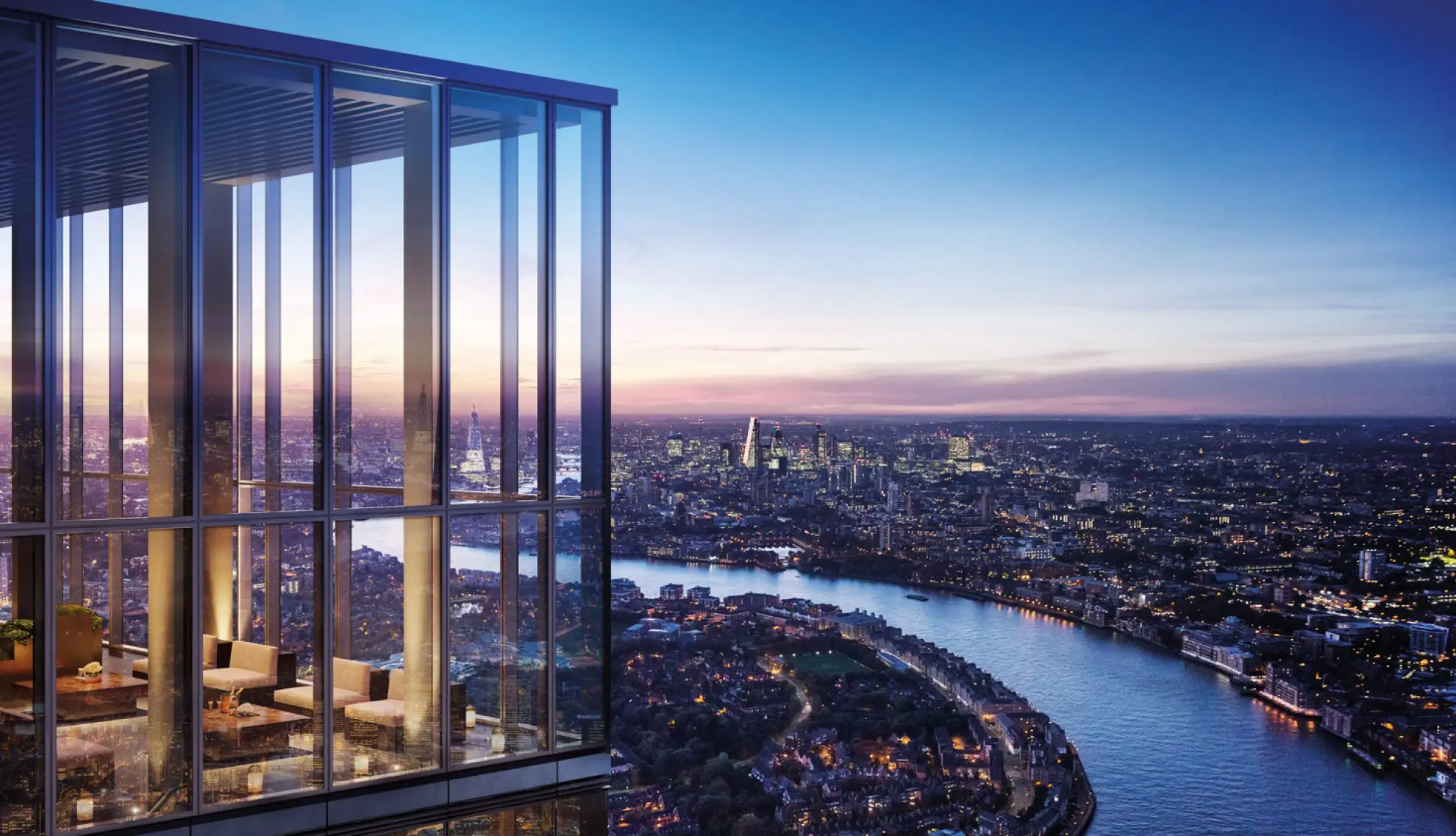 Landmark pinnacle tallest buildings London top floor