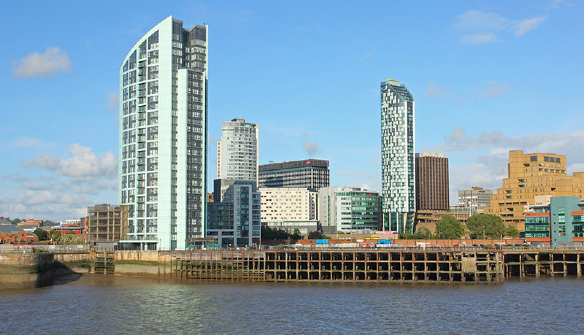 River view with Alexandra tower in the background