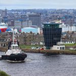 A boat in Aberdeen harbour