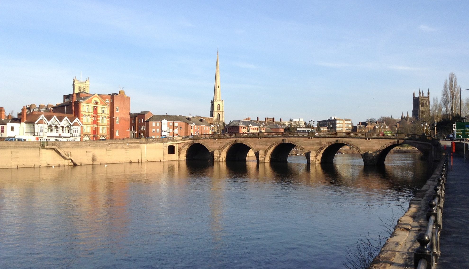 Worcester river view
