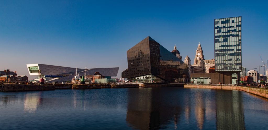 Liverpool in North West England