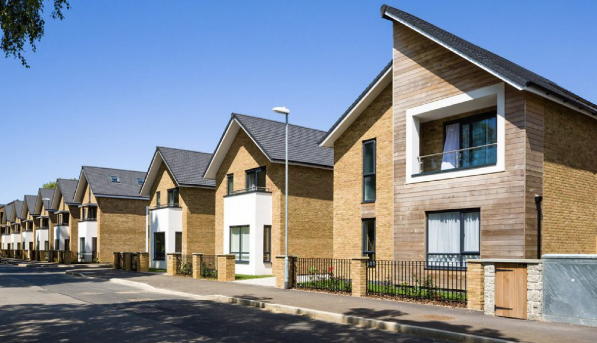 New build homes at Locking Parklands in the South West of England