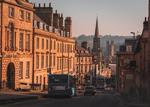 Bath in South West England