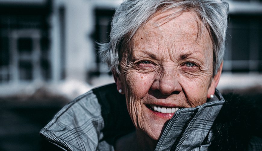portrait of a retired lady