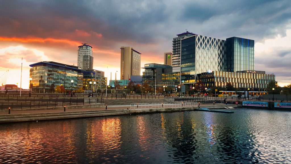 Salford in North West England