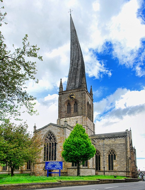 The twisted spire in Chesterfield