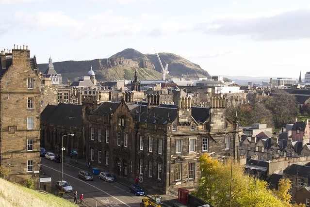 Town houses in Edinburgh