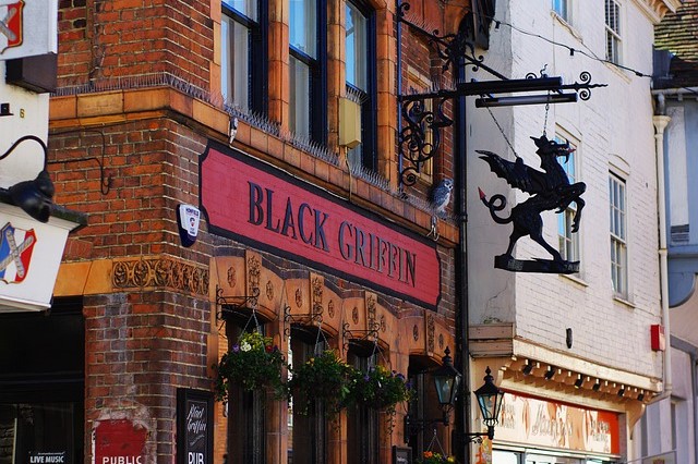 The Black Griffin Pub in Canterbury