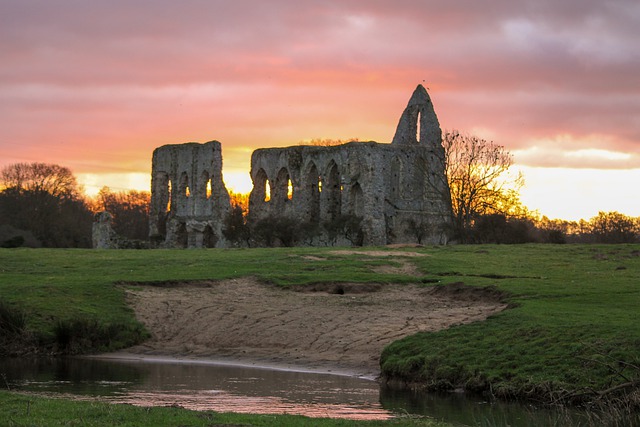 Ruined Abbey in Surrey