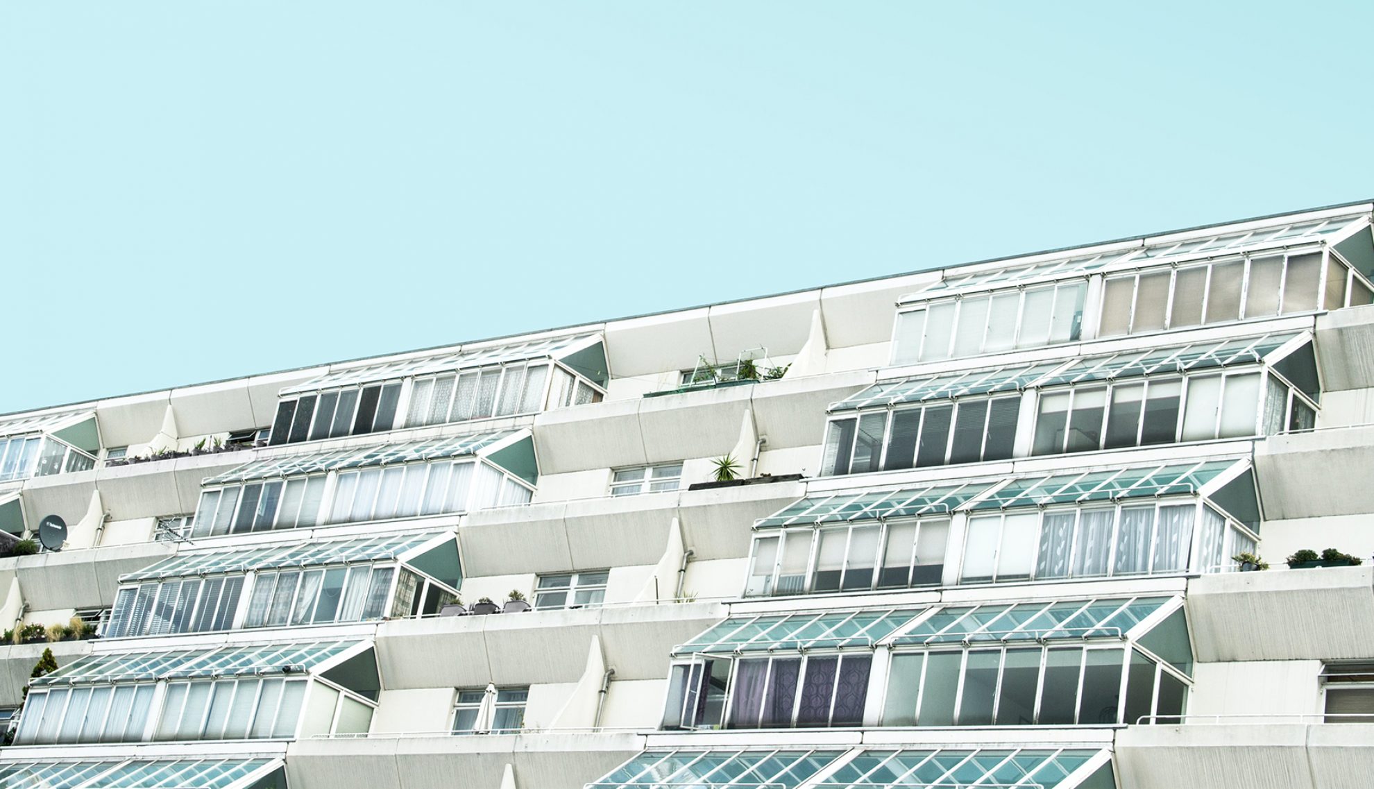 The Brunswick Centre social housing in Bloomsbury, London