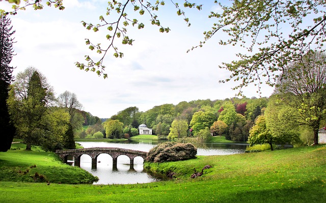 Stourhead Park in Wiltshire