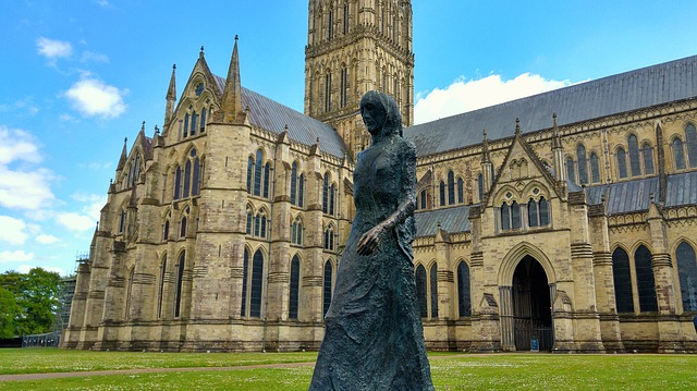 Sailsbury Cathedral in Wiltshire