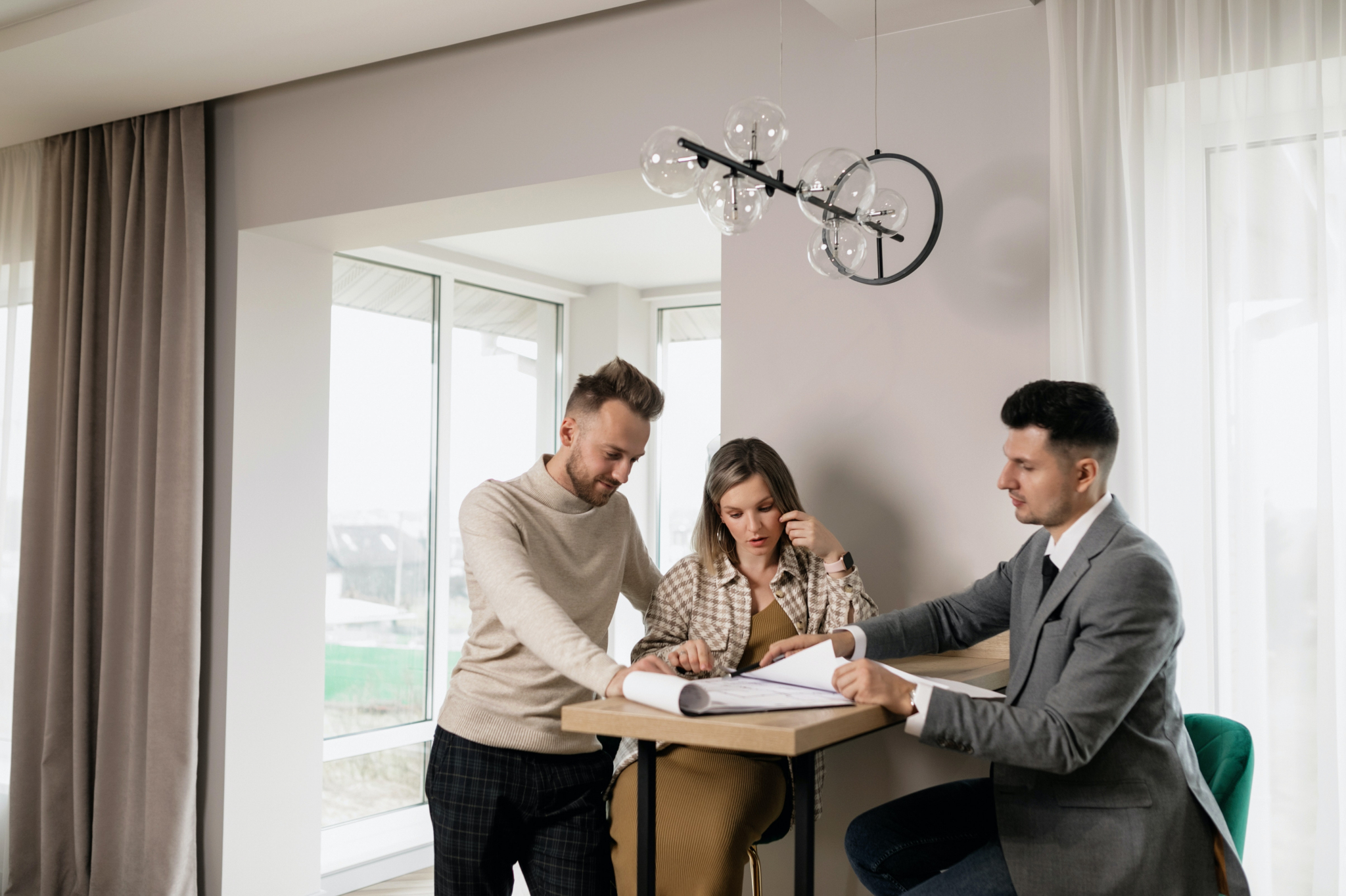 Couple buying a house under help to buy