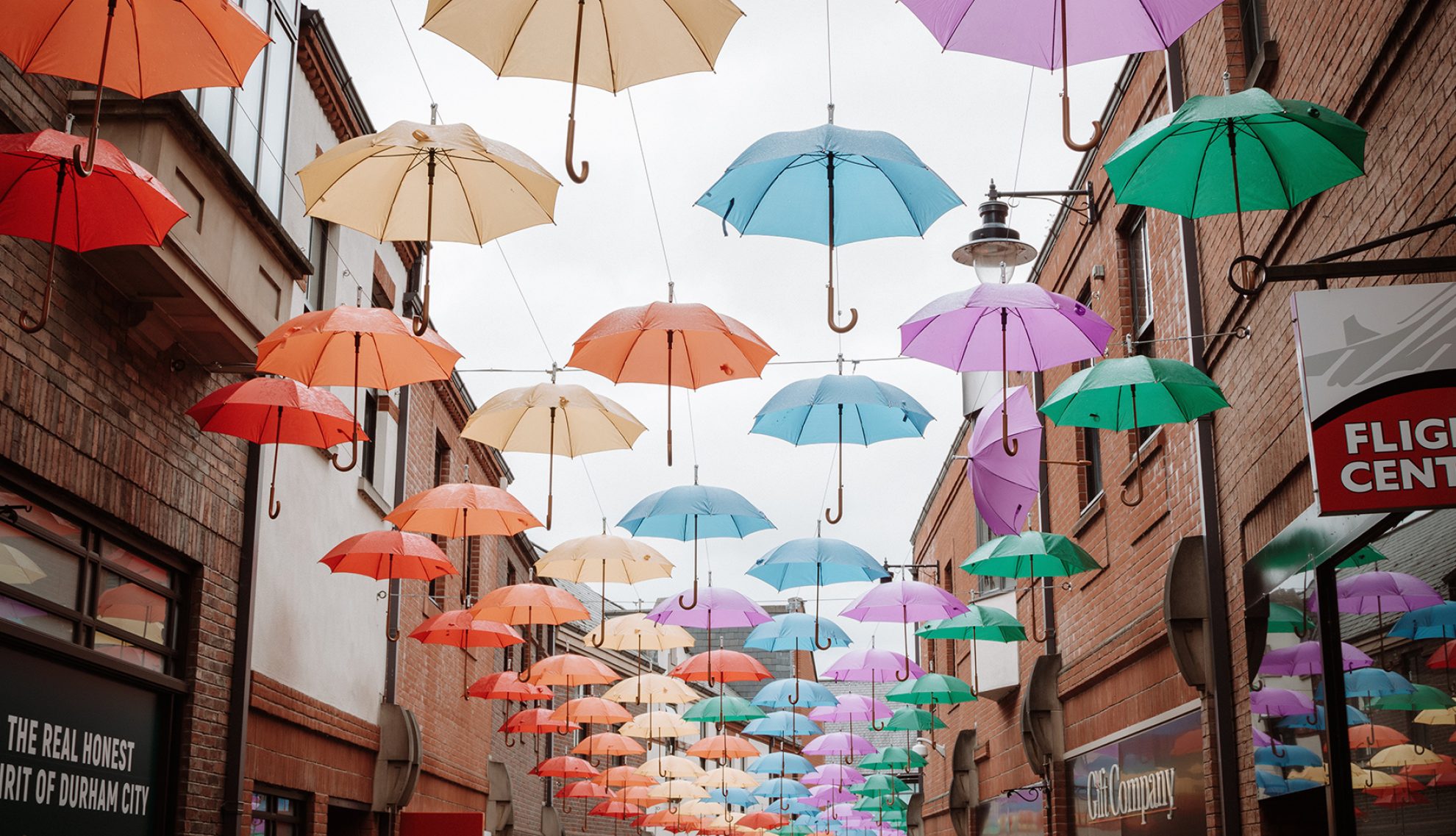 Umbrellas in Durham