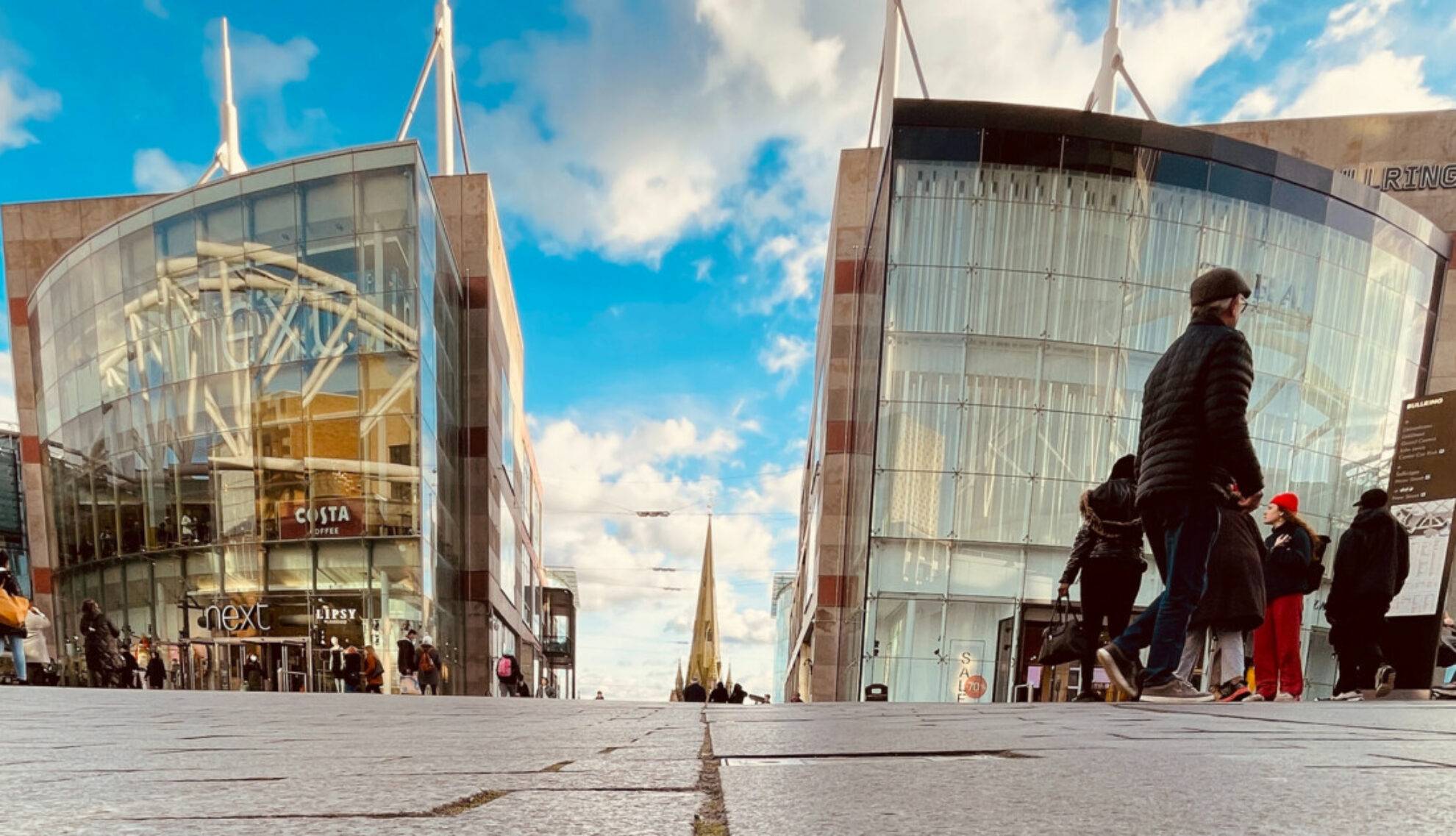 Modern buildings in central Birmingham