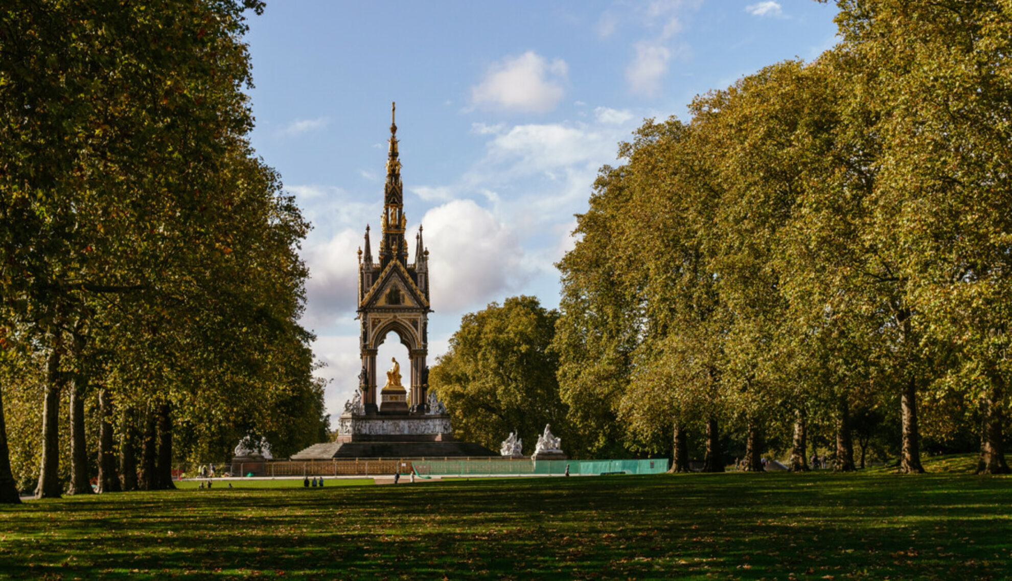 The Albert Memorial in Kensington Gardens, London