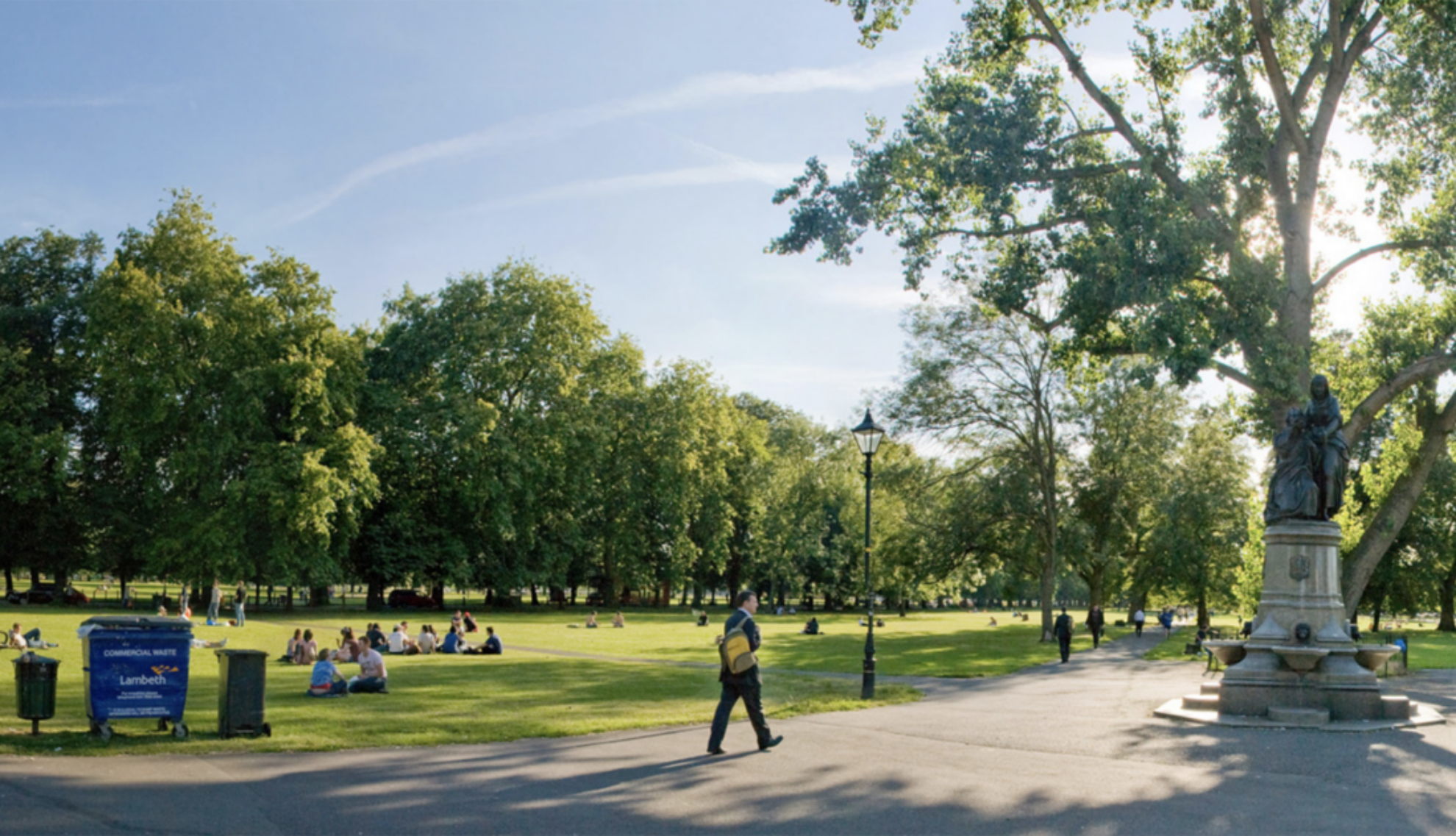 Clapham Common on a summer's day